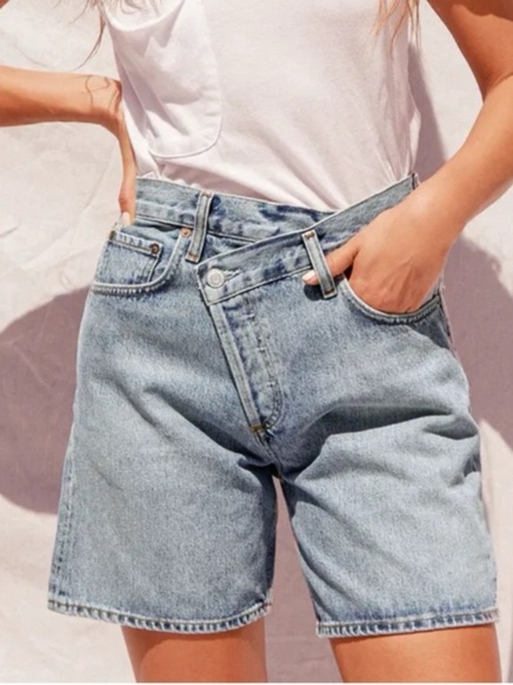 AGOLDE Criss Cross Short